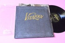PEARL JAM LP VITALOGY ORIG 1994 NM PROMO PUNCED + INNER + STICKER+BOOKLET