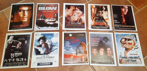 Johnny depp lotto 10 schede - johnny,