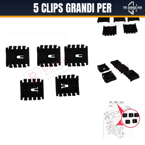 Clips grandi per fissaggio - grandi,