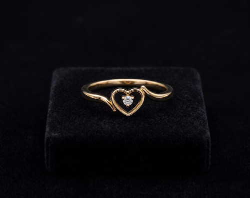 Anello moissanite lega ottone - moissanite,,