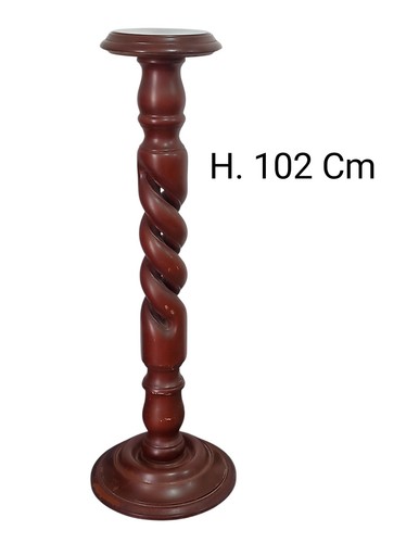 Colonna portavaso legno - in,