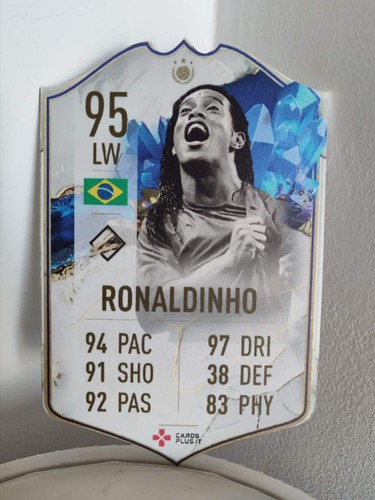 Carta ronaldinho toty - carta,