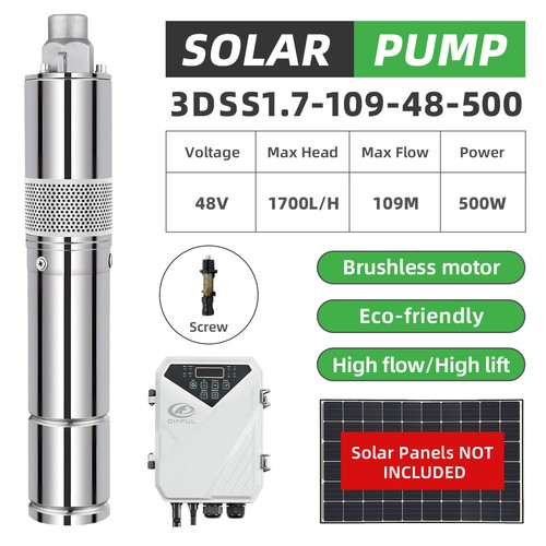 Pompa per pozzi acqua - , solare