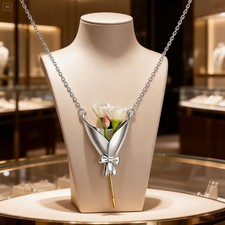 Collana bouquet portafiori