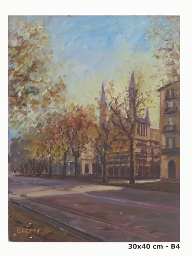 Quadro olio torino chiesa - quadro, ad