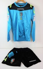 8x COMPLETO DIVISA ARBITRO DIADORA MAGLIA PANTALONCINI CALZETTONI AIA ITALIA ASS