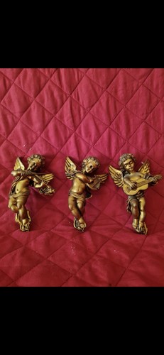 Putti antichi dorati gesso - antichi,