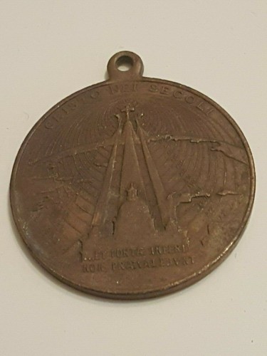 Medaglia religiosa anno santo - medaglia,