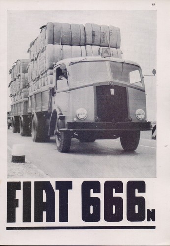 Fiat 666n advertising - fiat,