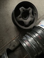 Set 4 Cerchi In Ferro Peugeot Diametro 16!!