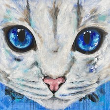 Quadro astratto ARTISTA ORIGINALE 80 cm x 80 cm moderno XXL quadri - ARTE ESCLUSIVA