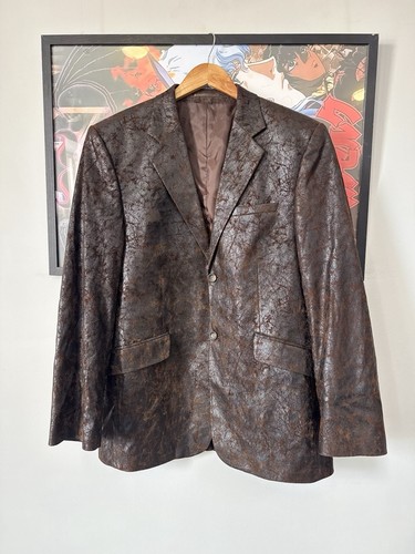 Giacca blazer uomo marrone