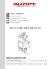 Manuale display e d'uso caldaia pellet legna PALAZZETTI Multifire Aria NT