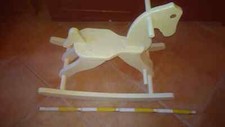 Cavalluccio dondolo legno - a,