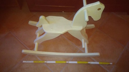 Cavalluccio dondolo legno - a,