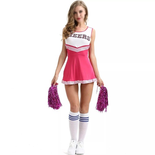 Costume cheerleader rosa da - da,