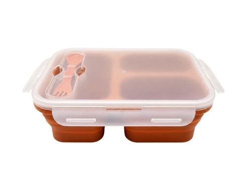 Lunch box silicone pieghevole - lunch,