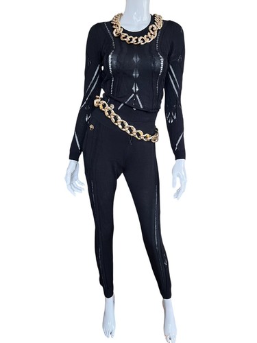 Tuta donna maglia nera - in,