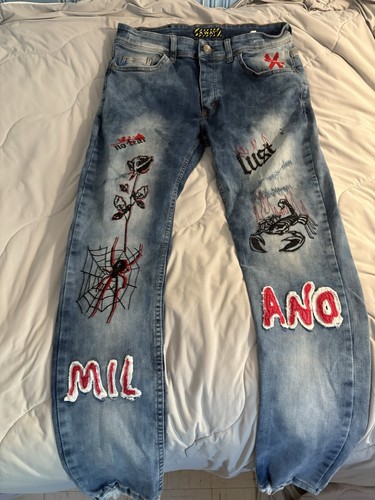 Jeans way uomo grafico w32 - jeans,