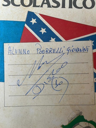 Diego maradona signed diario - signed,