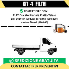 Kit 4 Filtri Tagliando per