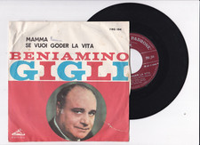 Disco 45 Giri Beniamino Gigli