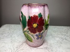 Vaso fiori ceramica rosa