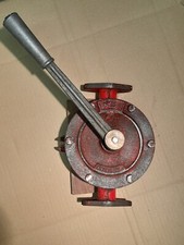 Pompa GMP rotativa da TRAVASO LIQUIDI per FUSTI A MANO in GHISA, VINTAGE