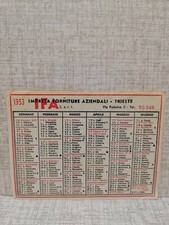 calendario da barbiere 1953