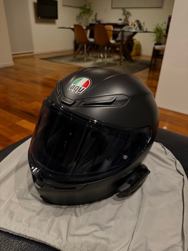 Agv matte black full - agv,