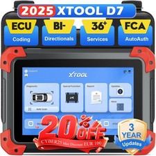 XTOOL D7 Tutto il Sistema OBD2 Dispositivo Diagnostico ECU Codifica Strumento di Scansione Bidirezionale