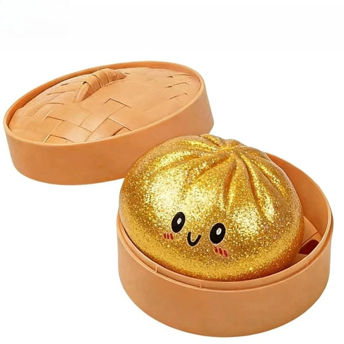Squishy gnocco glitterato con - gnocco,