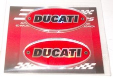 Logo ducati ovale adesivo - ducati, 3d