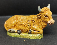 Statuine Presepe mucca made italy vintage EUROMARCHI NARDI FONTANINI NUMERATO