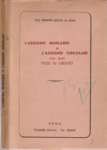 Assegno bancario l - l'assegno,