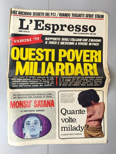 Espresso marzo 1970 - l'espresso, 29