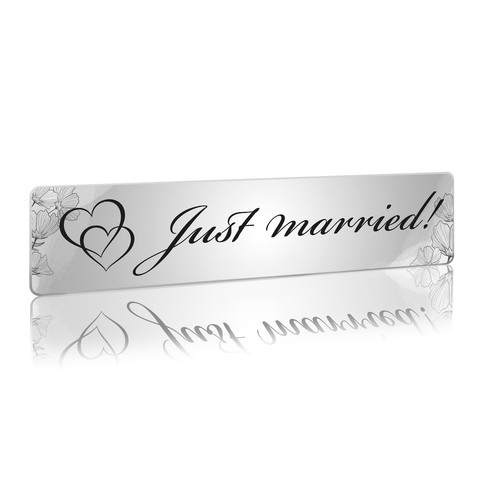 Targa matrimonio targa auto