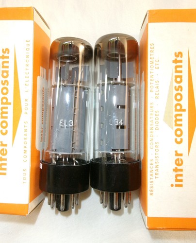 Lampe el34 6ca7 - 2x, vacuum