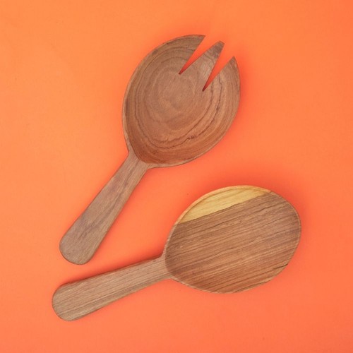Set insalatiera legno di - set,