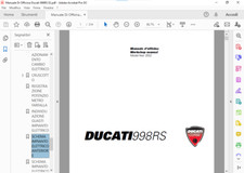Manuale officina ducati 998rs - officina,