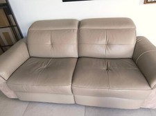Divano 3 posti in vera pelle