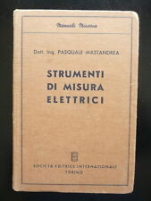 Strumenti Misura Elettrici Mastandrea Manuali Minerva Elettricità Torino 1947