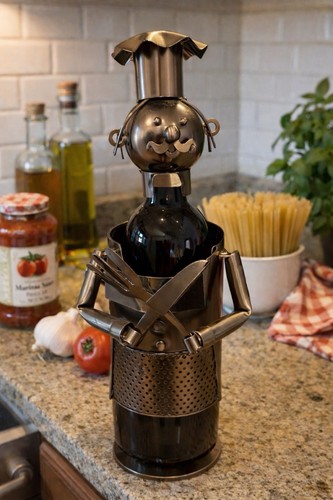 Portabottiglie vino chef - portabottiglie,