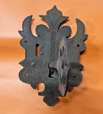 Antica serratura in ferro con chiave FUNZIONANTE