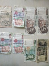 banconote lire italiane da