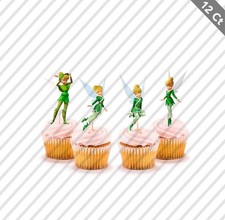 Tinkerbell Fairy Cupcake Topper Cake topper Party Favor