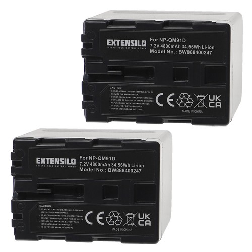 Batteria per sony - 2x,