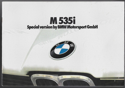 Bmw m535i e12 1980 1981 - bmw,
