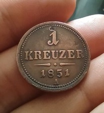 AUSTRIA - 1 KREUZER 1851 A