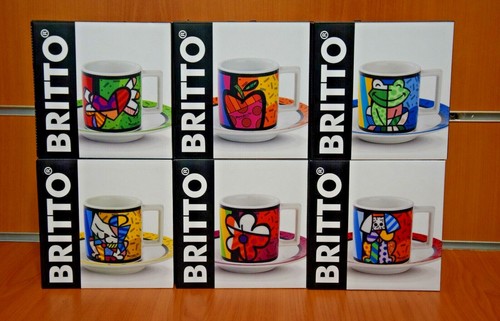 Romero britto tazzina caffè - britto,